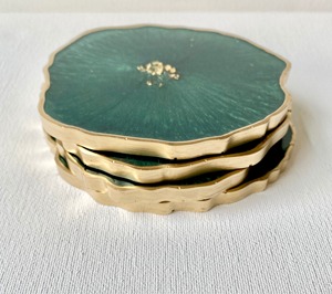 Handmade High Quality Resin <b>Coasters</b> <b>for</b> <b>Drinks</b> Resin <b>coaster</b> Handcrafted <b>Coaster</b> Manufacturer by HWC - Product Image 3