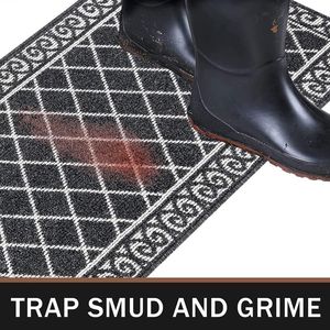 Washable Non-Skid Hallway <b>Runner</b> <b>Rug</b> Low Profile Kitchen Floor Doormat Door <b>Rugs</b> Entryway Mat for Hallway and La - Product Image 2