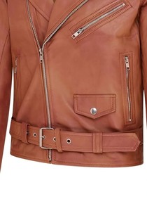 Blouson de motard en cuir véritable de qualité supérieure pour homme, manteau classique de moto, service d'échantillons OEM ODM disponible dès aujourd'hui - Product Image 5