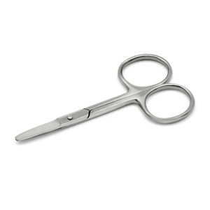 Ciseaux de manucure de haute qualité en acier inoxydable avec lames courbées pour le soin des cuticules Précision et tranchant élevés Prix raisonnable - Product Image 1