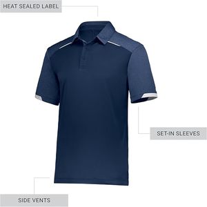 Polo Legend pour homme de Russell Athletic, performance anti-humidité, coupe classique - Product Image 2