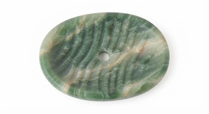 2026 Impex Pakistan Porte-savon en onyx aventurine verte fait main, poli, forme ovale personnalisée, pierre de décoration Feng Shui pour la maison - Product Image 5