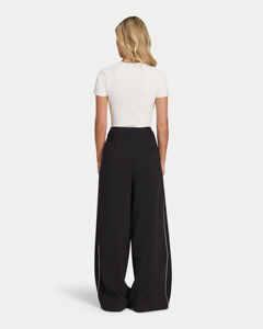 Pantalon de survêtement pour femmes en coton de haute qualité, coupe ample avec cordon de serrage à la taille, pantalon de jogging pour femmes avec poches latérales, convient aux filles - Product Image 3