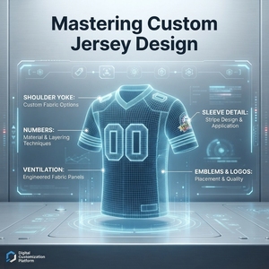 Camiseta Deportiva Transpirable de Alta Calidad con Estampado Gráfico Sublimado en Toda la Superficie, Uniforme Personalizado para Jugadores - Product Image 5