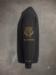 Veste à col rond en nylon/cachemire brodée personnalisée pour l'équipe du United Sports Club World Championship, coupe régulière à manches longues pour homme - Product Image 2