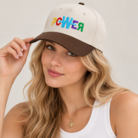 Casquette Trucker Populaire Bicolore à Visière Contrastante, Broderie Personnalisée, Fermeture Snapback Ajustable, Style Décontracté Urbain, Chapeau de Baseball Tendance