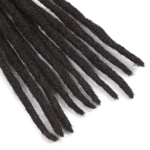 Extensions de <span class=keywords><strong>dreadlocks</strong></span> en cheveux humains, 10 mèches, faites à la main, épaisses - Product Image 3