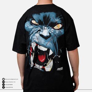 Camiseta de Manga Corta para Hombre, Estilo Urbano, 100% Algodón, Oversize, con Logotipo Personalizado, Impresión DTG, Hombros Caídos, Vintage, Ecológica - Product Image 4