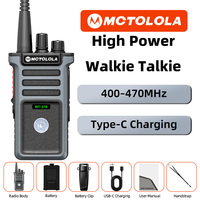 Interphone analogique UHF 5W MT-378 avec lampe de poche intégrée, vente en gros d'usine, adapté à la patrouille des propriétés