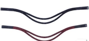 สายรัดคิ้วหนังม้าบราวน์บราวน์สายบังเหียนม้าสีน้ำตาล - Product Image 3
