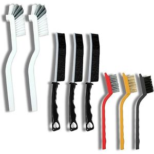 Set di Spazzole Multiuso per Pulizia Fessure con Setole Dure per Pulizia Profonda di Cucina, Bagno, Fughe, Lavandini, Tazze e Teiere - Product Image 1
