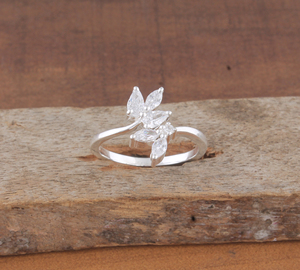 Luxury Silver Plated 925 Sterling Silver Cubic Zirconia <b>Ring</b> AAAA <b>CZ</b> Diamond Engagement Wedding Band Women Jewelry Wholesale - Product Image 3