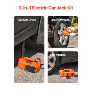 Martinetto Elettrico per Auto con Gonfiatore Integrato da 12V, Capacità 3 Tonnellate (5 Tonnellate/11000 Libbre), Sostituzione del Martinetto a Forbice ad Aria Compressa - Product Image 2