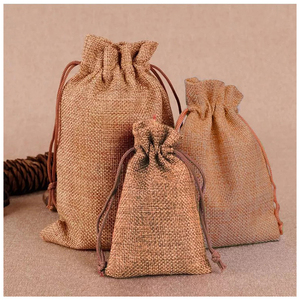 Bolsa de playa de yute laminado ecológica, bolsa de compras de yute, bolsa de yute para boda - Product Image 1