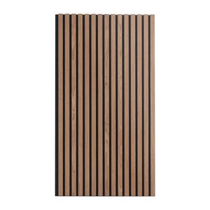 Pannelli Acustici Moderni in MDF Effetto Legno 23,6 X 47,2 Pollici, Pannello Murale in Finto Legno per Decorazione Interna di Ville - Product Image 1