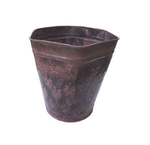 Elegant Iron Waste <b>Bin</b> with Customized Colour Coating for Residential Decor Spaces - Product Image 1