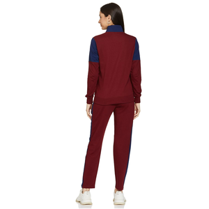Chándal de mujer en oferta, nuevo diseño elegante y personalizado, color liso, corte regular, top largo con cremallera para mujer. - Product Image 6