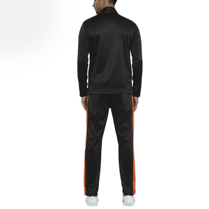 Conjunto de chaqueta deportiva con cordón ajustable y pantalones de chándal con estampado personalizado OEM, chándal de color personalizado - Product Image 2