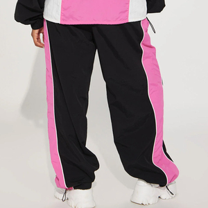 Tenues coupe-vent pour femmes, manches longues, fermeture éclair sur le devant, taille élastique, ensembles de survêtements coupe-vent de qualité supérieure, ensembles de survêtements imperméables - Product Image 4