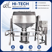 Mélangeur octogonal automatique de 500 litres en acier inoxydable avec moteur robuste, garantie 200 kg, utilisation industrielle certifiée