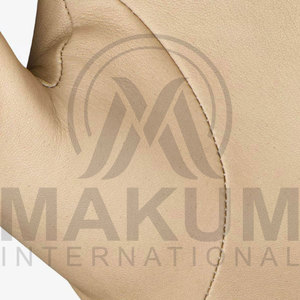 Gants de golf personnalisés avec logo couleur, en cuir véritable respirant, antidérapants, fermeture auto-agrippante, pour main gauche/droite, accessoires de golf unisexes - Product Image 3