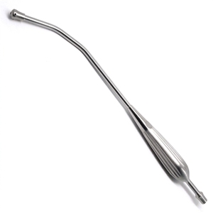Cannule chirurgicale courbée professionnelle en argent sur mesure pour aspiration de précision ORL et kits d'instruments - Product Image 1