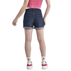 Shorts pour femmes à taille mi-haute, fabriqués en usine, respirants, en coton de haute qualité, denim délavé élégant, à la mode, à bas prix, Bangladesh - Product Image 4