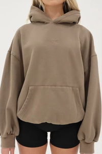 Vestido con Capucha de Manga Larga para Mujer, Premium, Mezcla de Algodón Suave, Estilo Casual Oversize - Product Image 3