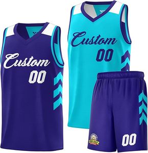 Maillots de basketball courts 100 % polyester respirants de haute qualité, vente en gros, tailles plus, bretelles ajustables, personnalisables pour équipes – Direct Usine - Product Image 6
