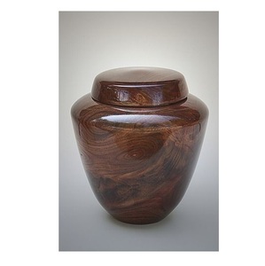 Grand Wooden Cremation Urn Memorial <b>Ash</b> Holder Featuring Decorative Secure Closure And Exquisite Natural Wood Character - Product Image 3