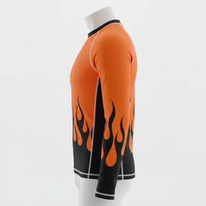 Haut de compression unisexe à manches longues, séchage rapide, pour BJJ, MMA, Jiu Jitsu, grappling, entraînement sportif, durable - Product Image 3