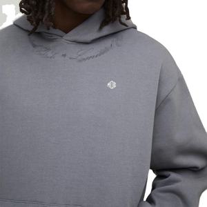 Sudadera con Capucha de Felpa de Algodón con Estampado Gráfico en la Espalda, 440 GSM, Corte Holgado para Hombre, con Estampado Personalizado y Bordado, Etiqueta Privada OEM - Product Image 3