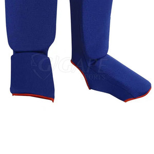 <b>Hook</b> Loop Closure Elasticated Shin Insteps Football <b>Game</b> Professional Protection Lightweight Breathable Stretch Non-Slip - Product Image 5