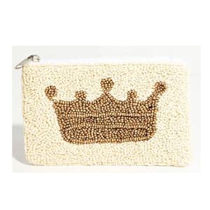 Mini porte-monnaie brodé à la main avec des perles, motif lèvres rouges, fermeture éclair, portable, créatif, cadeau pour femme pour collectionner des pièces de monnaie - Product Image 4