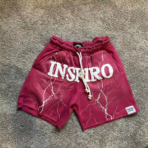 Wholesale Two Piece Set Essentials Sweat Shorts Heavy Fabric Solid Color Men’s Casual Shorts for Tracksuit <b>Matching</b> - Product Image 5