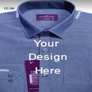 Camisas de manga larga de algodón 100% para hombre de Direct Factory, camisetas formales informales de vestir sólidas para la temporada de otoño, característica antiarrugas - Product Image 4