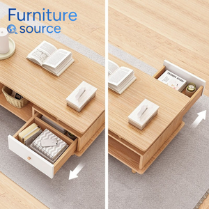 โต๊ะคาเฟ่ไม้ MDF ทันสมัยทนทานสำหรับร้านกาแฟที่นั่งรับประทานอาหารทำมือในเวียดนามโดยโรงงานเฟอร์นิเจอร์ฝีมือ - Product Image 3