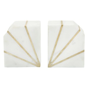 Gold Plated Ballet Shoe Bookends 2Pcs Sculptural Metal Decor Contemporary Design for Adults - Product Image 6