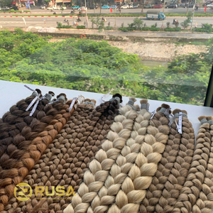 Extensiones de Cabello Humano Virgen Vietnamita Rusa a Granel, Doble Trama a Máquina, Súper Doble Trama, 100g, Puntas Completas, Todos los Colores, Personalizables - Product Image 4