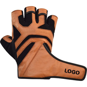 Gants d'entraînement imperméables en spandex à demi-doigts pour hommes et femmes, respirants, antidérapants, avec fermeture auto-agrippante, pour le badminton et le tennis - Product Image 2