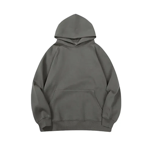 Sweat à capuche en molleton épais de coton de haute qualité, coupe oversize, épaules tombantes, style rétro, sportif, hiver, écologique, séchage rapide - Product Image 5