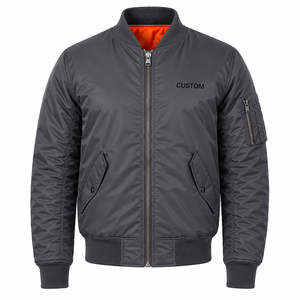 Chaqueta Bomber de Invierno Transpirable y Ecológica 2026, Directo de Fábrica, Fabricante Mayorista, Ropa Exterior Personalizada para Hombre, OEM ODM - Product Image 1