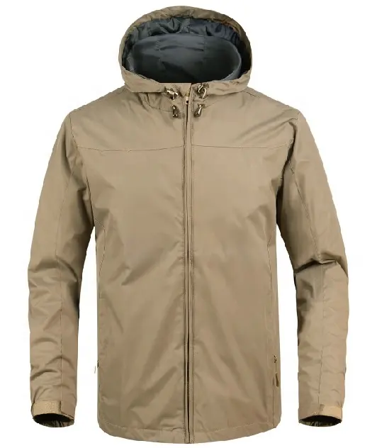 Hot Selling Plus size Waterproof and Custom Windbreak Men's Rain Jacket Hunting Outdoor Jacket with Custom Logo Americano sports