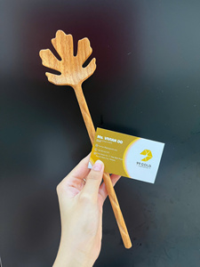 Handmade Salad Wooden <b>Spoon</b> Natural Wood Salad Wooden <b>Spoon</b> Leaf Shape Eco Friendly Wooden <b>Spoon</b> For Salad Vietnam Supplier 2026 - Product Image 2