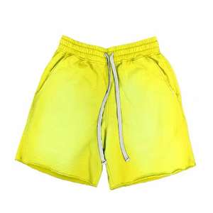 Nouvel Arrivage Short Homme en Coton 100% French Terry Fleece, Délavé à l'Acide, Personnalisable, Effet Délavé Soleil, Style High Street Vintage - Product Image 2