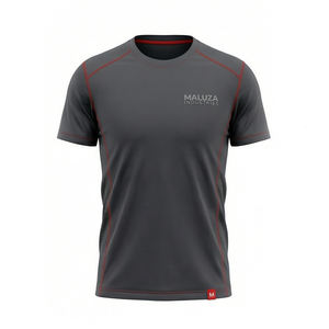 Camisetas Deportivas de Yoga Ligeras de Verano, Tejidas, Ajustadas, Cuello Redondo, Transpirables, para Hombre, para Entrenamiento, Pilates, Running, Fitness, con Logotipo Frontal - Product Image 1