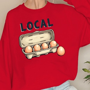 DISTRIBUIDOR LOCAL con huevos sudaderas Mujer - Product Image 3