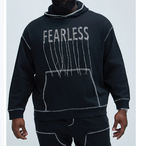 Sudadera con Capucha de Diseño Personalizado de Alta Calidad, 420 Gramos, Estilo Urbano con Diseño Geométrico de Telaraña - Product Image 4