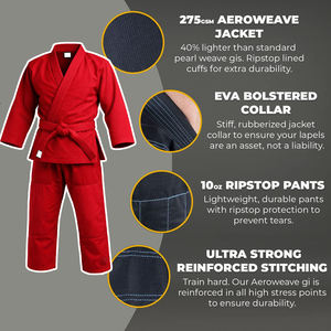 Kimono de Judo et BJJ en Coton à Double Tissage – Tenue d'Arts Martiaux en Gros - Product Image 3