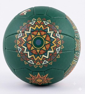 Ballons de netball promotionnels avec graphismes inspirés du patrimoine, personnalisation de marque, souvenir d'événement, fabricant ODM, faible MOQ, expédition rapide - Product Image 3